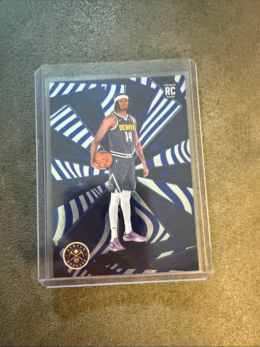 2024-25 Panini Revolution DaRon Holmes II Blue Cosmo RC Rookie #050/295 Nuggets